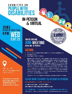 Disabilities Committee June Meeting